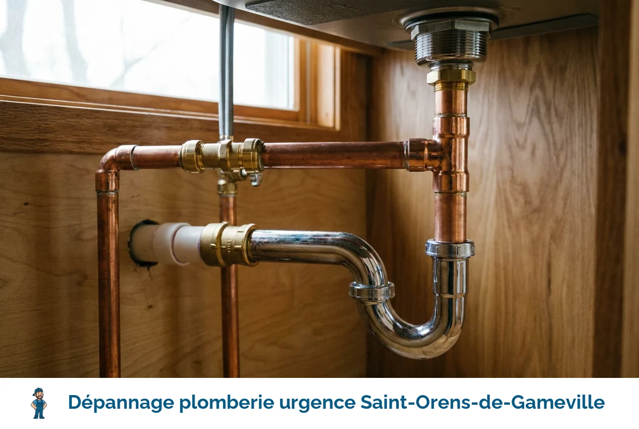 Dépannage plomberie urgence à Saint-Orens-de-Gameville