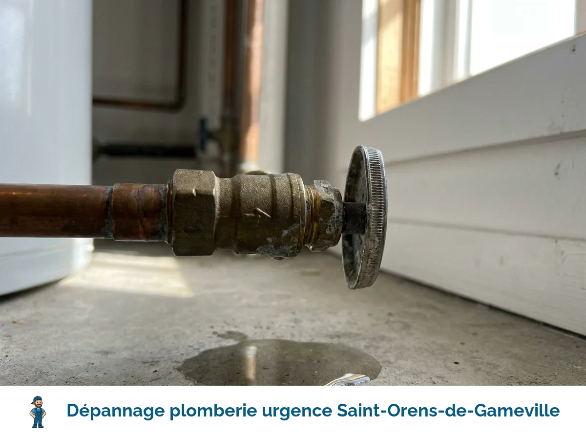 Dépannage plomberie urgence à Saint-Orens-de-Gameville