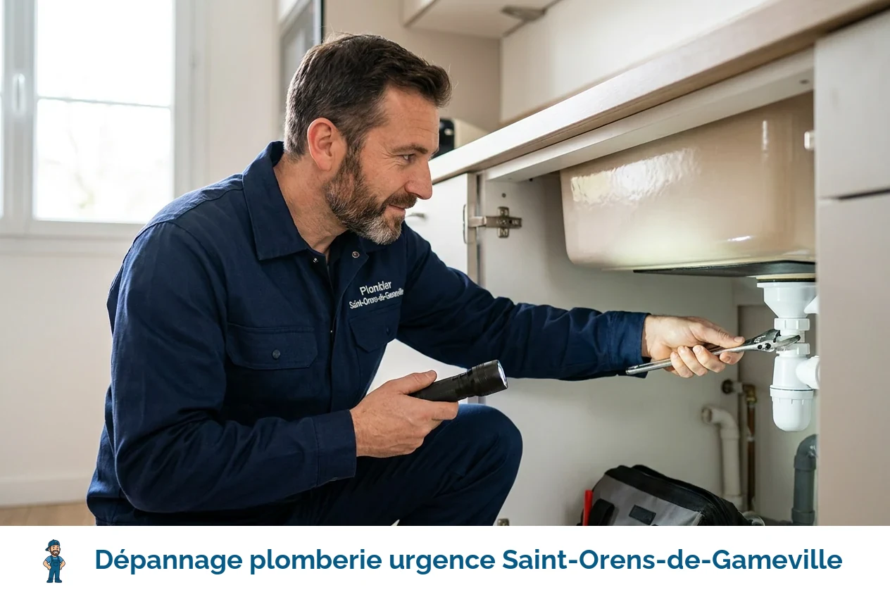 Dépannage plomberie urgence à Saint-Orens-de-Gameville