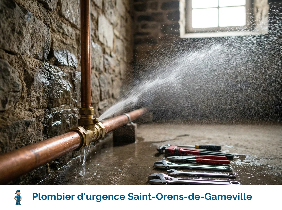 Plombier d'urgence à Saint-Orens-de-Gameville