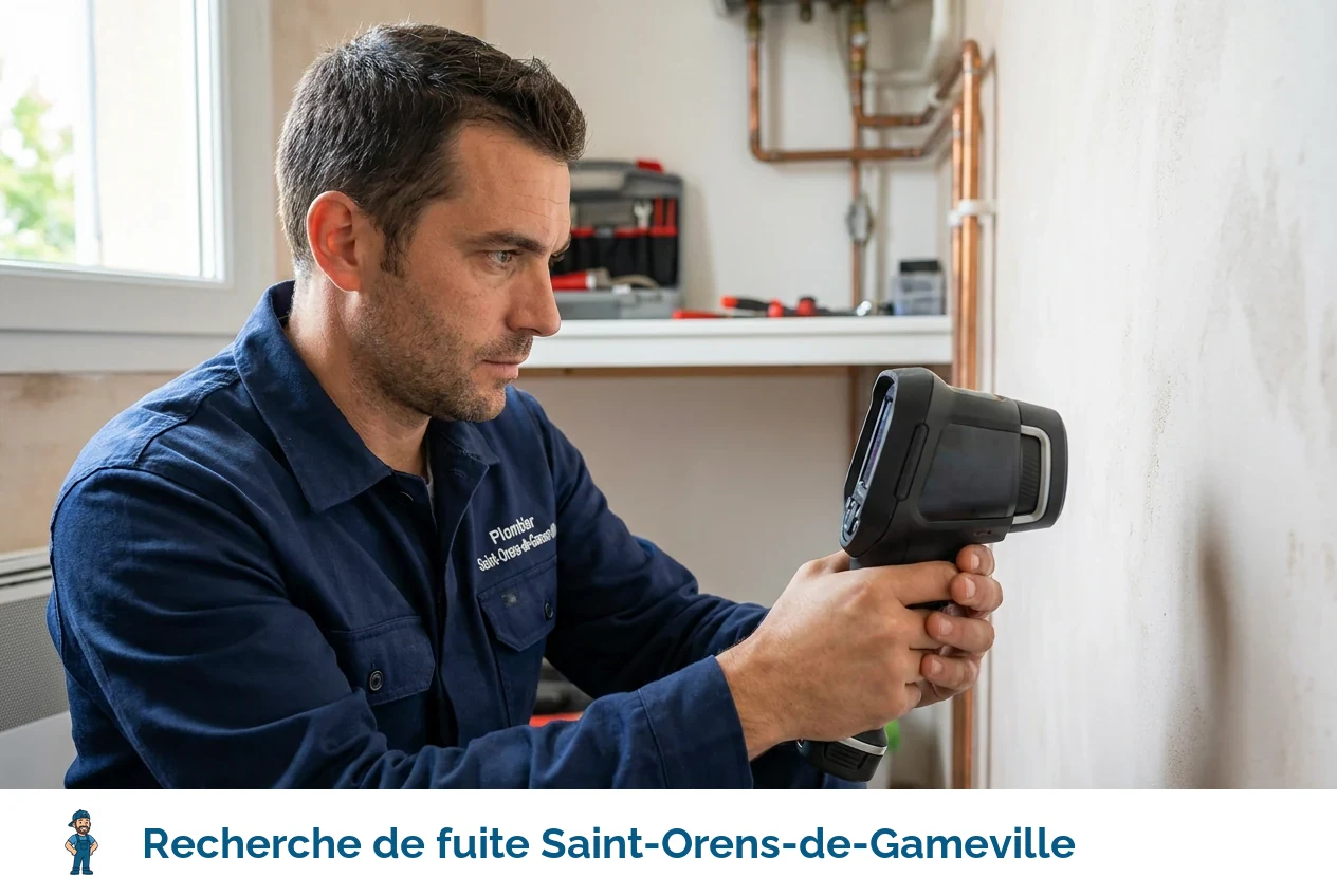 Recherche de fuite à Saint-Orens-de-Gameville