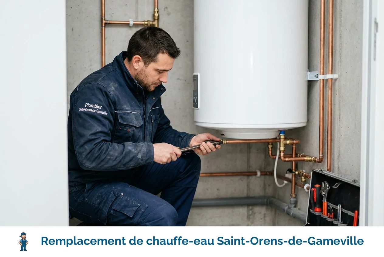 Remplacement de chauffe-eau à Saint-Orens-de-Gameville